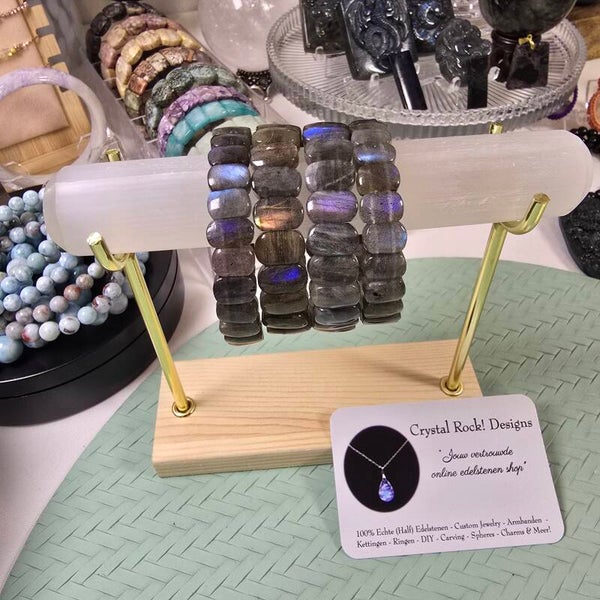 Labradoriet Armband / Labradorite Soft Bangle