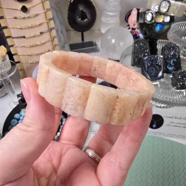 Crackle Agate Soft Bangle (A2)