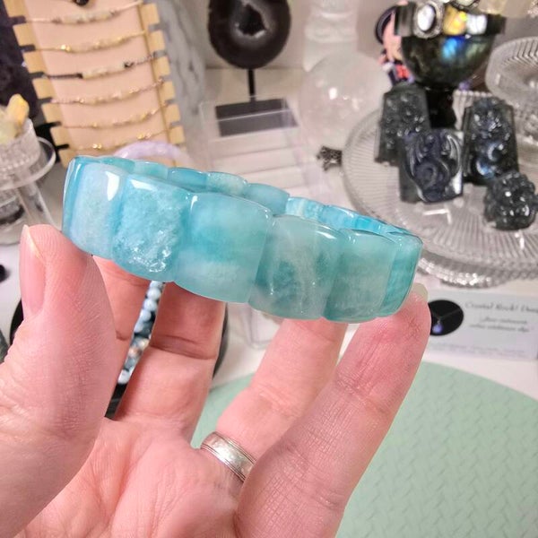 Amazoniet / Amazonite Soft Bangle (AM2)