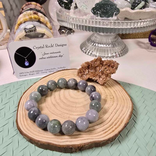 Wuji met Groene Jadeiet / Wuji with Green Jadeite (JA3)