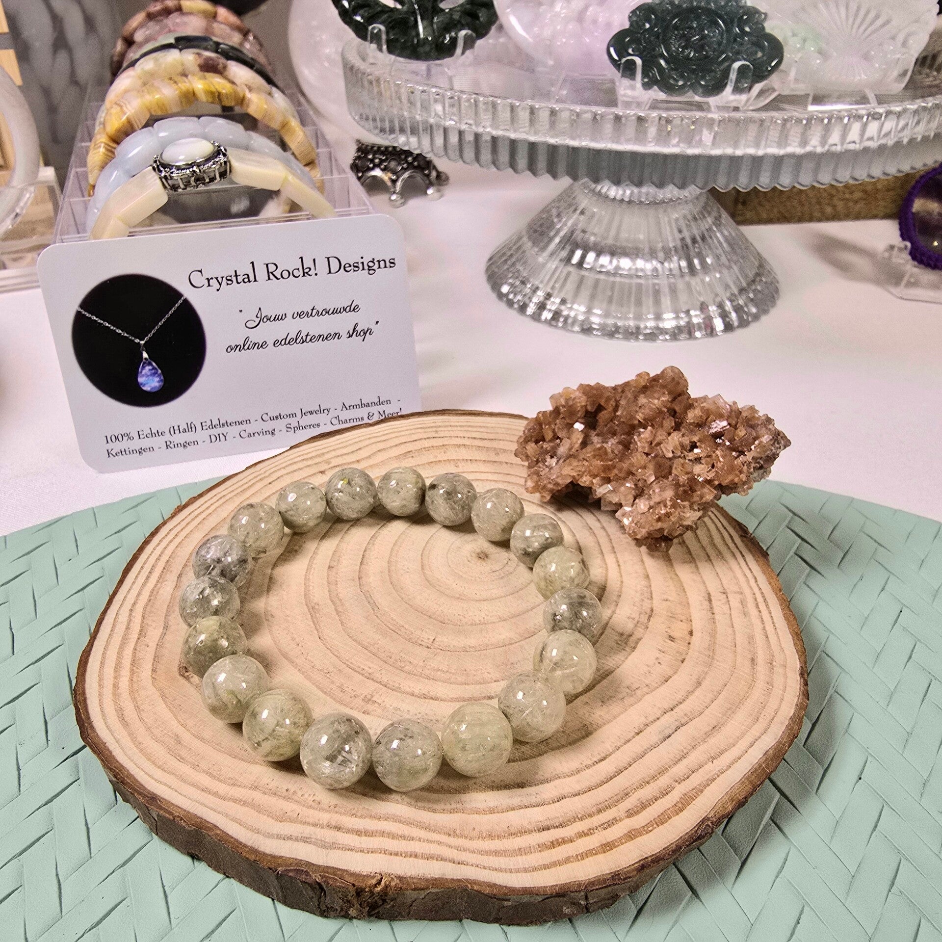 Zilver Rutiel met Mica / Silver Rutile with Mica Bracelet (SR2)