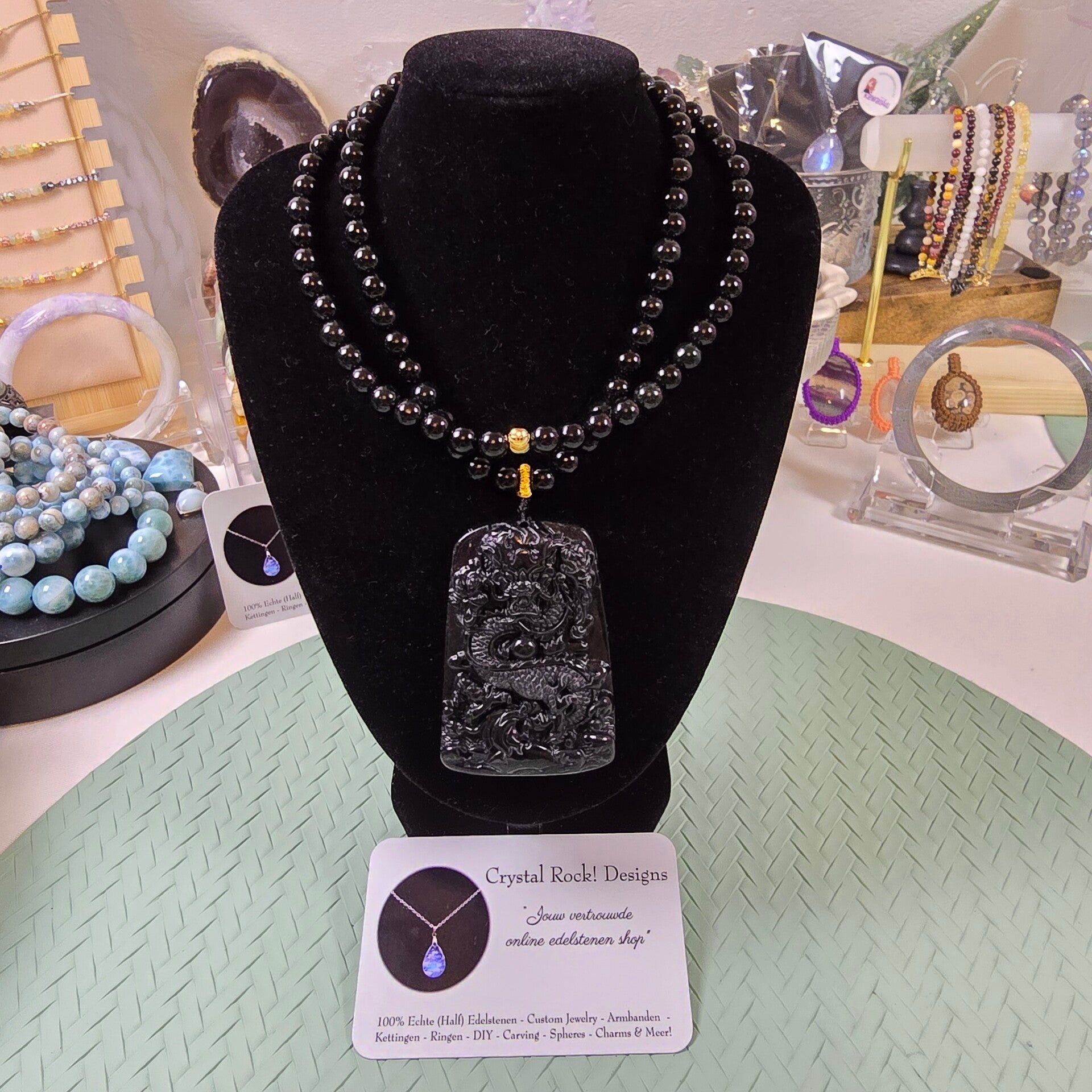 jadeite ketting diy set burma jade