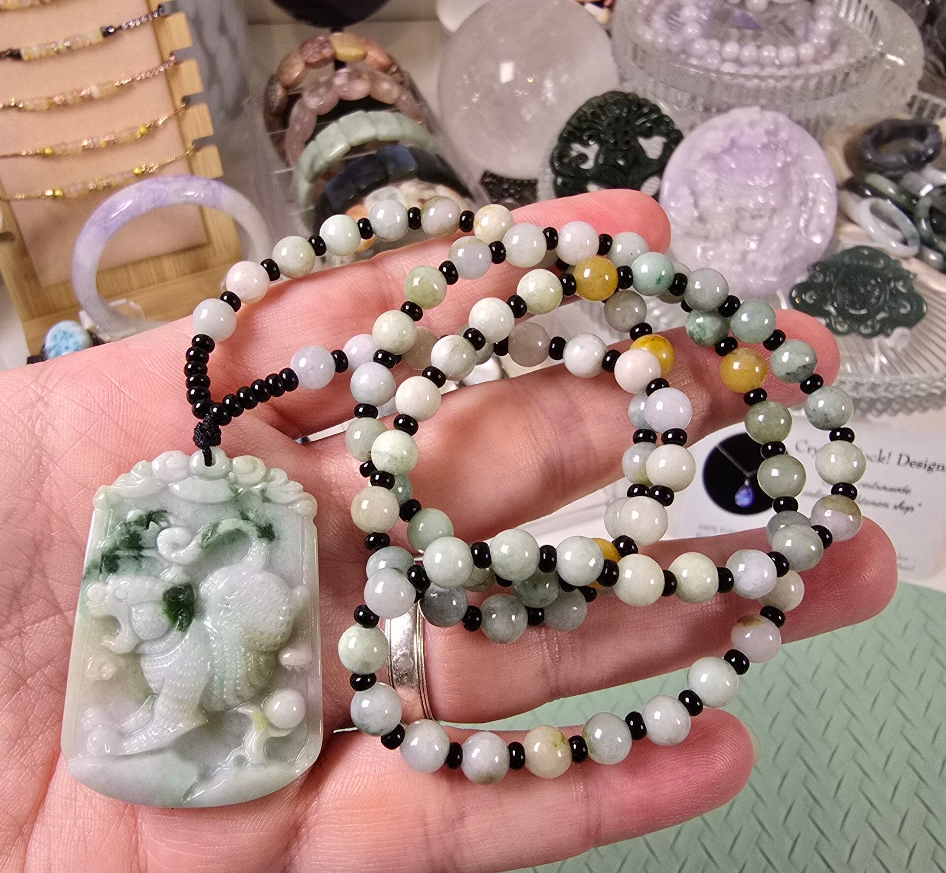 jadeite ketting diy set burma jade