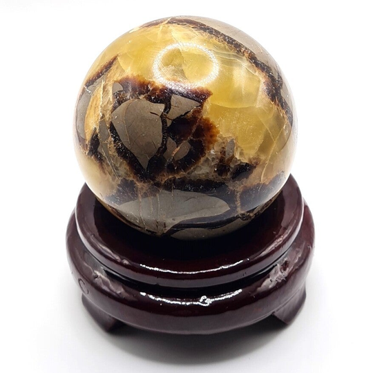 Septarian (Dragonstone) Sphere - 611 gram