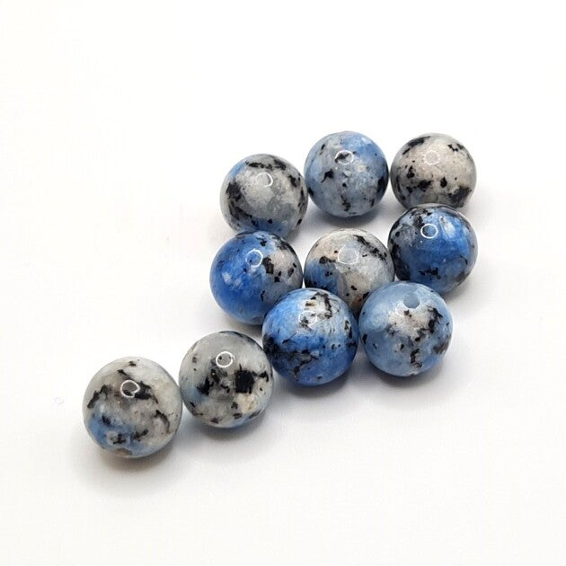 Edelsteen Losse Kralen - K2 Jasper (enhanced) (8mm) - 10 stuks