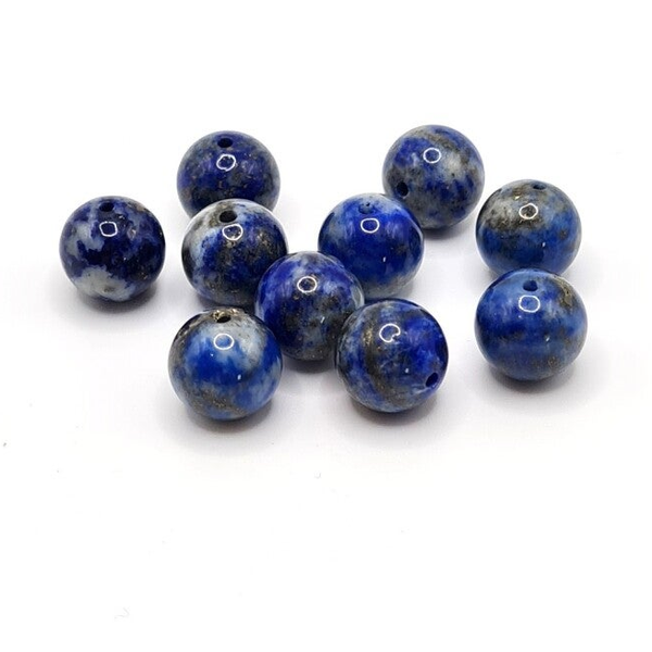 Edelsteen Losse Kralen - Lapis non vip (8mm) - 10 stuks