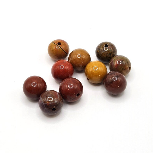 Edelsteen Losse Kralen - Zhanguo Red Agate (8mm) - 10 stuks