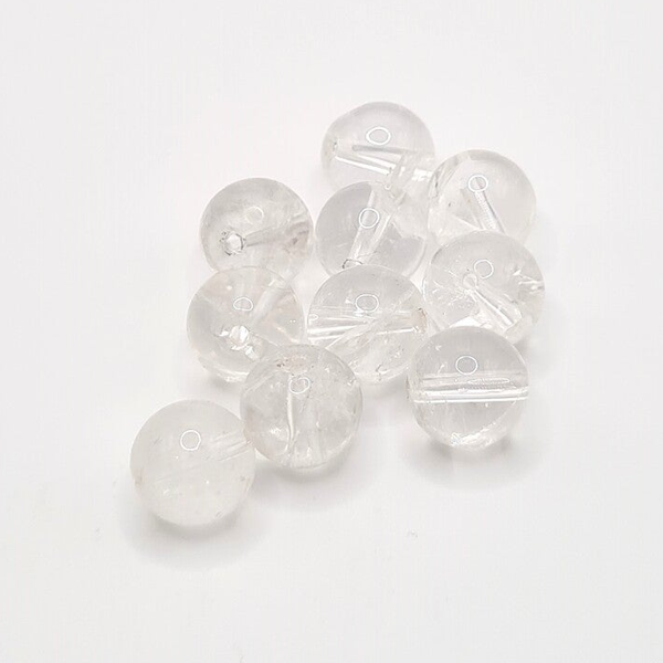 Edelsteen Losse Kralen - Clear Quartz (ongeveer 8-9mm) - 10 stuks