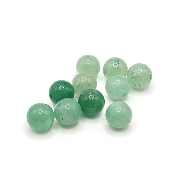 Edelsteen Losse Kralen - Green Aventurine (8mm) - 10 stuks