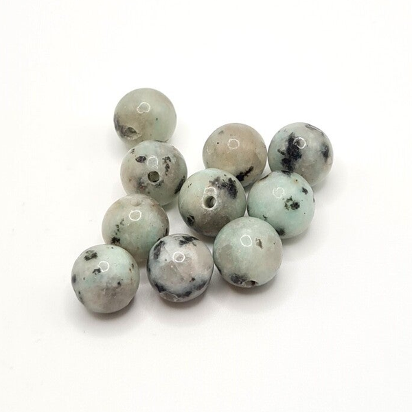 Edelsteen Losse Kralen - Kiwi Jasper (8mm) - 10 stuks
