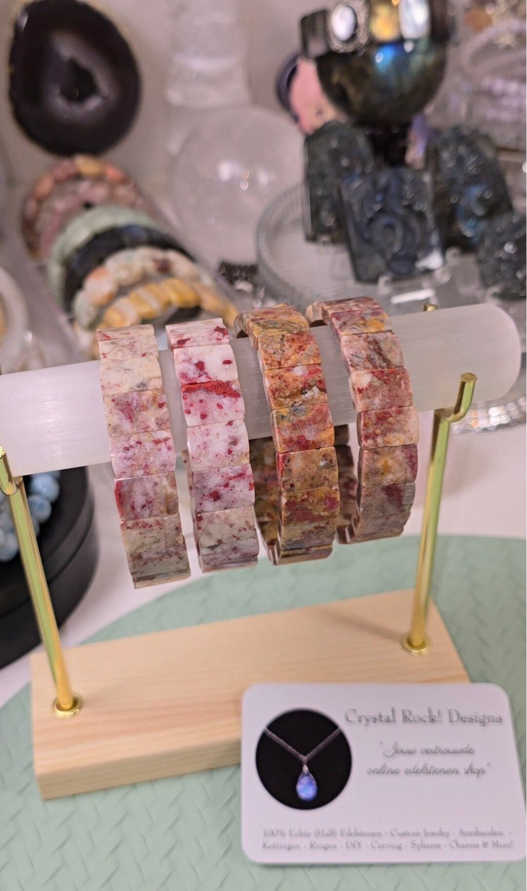 Raw Cinnabar Soft Bangle