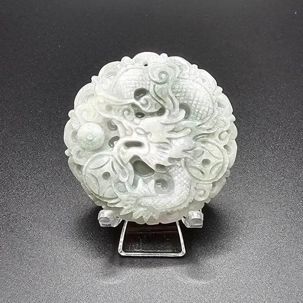 Jadeite Dragon Pendant (2)