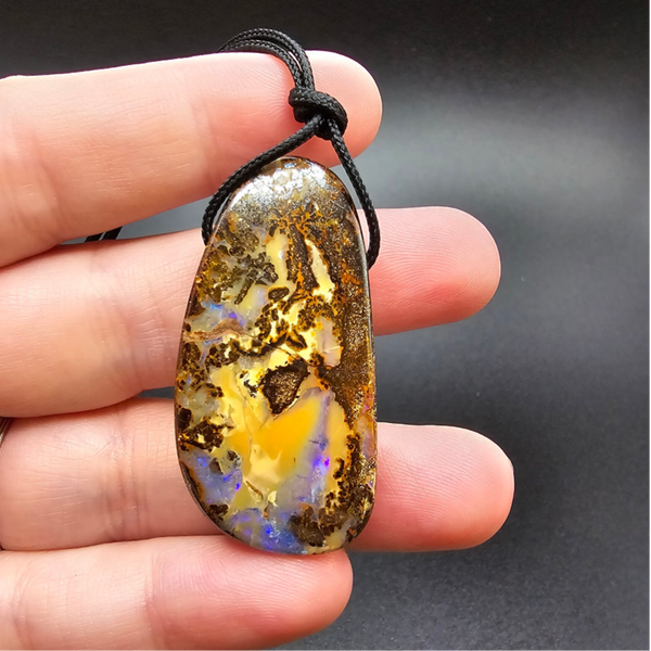 Australische Boulder Opaal Hanger (K)