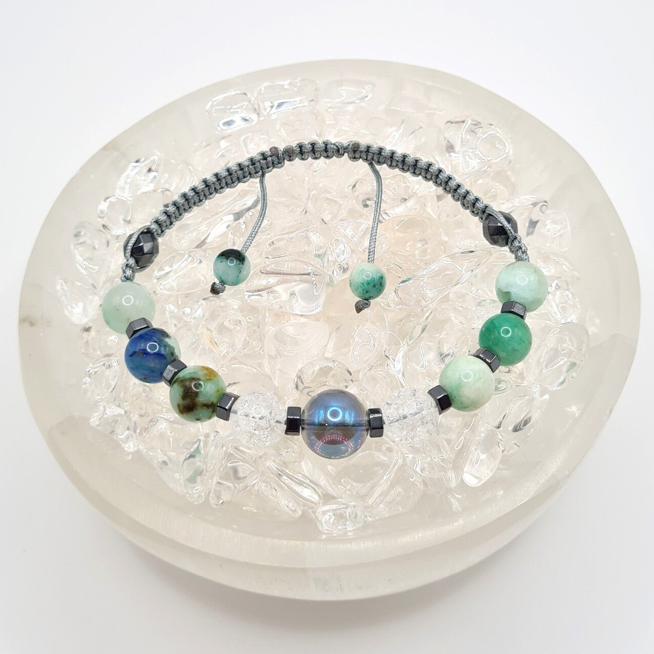 Macramé Bracelet Chrysocolla