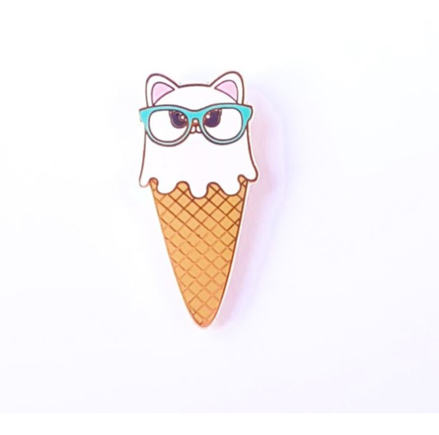 Studio Intvis - Kitty Cat IJsje Pin