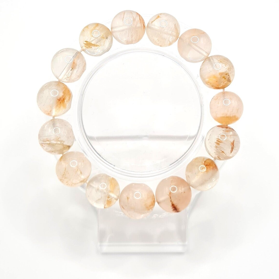 Snowflake Phantom Quartz Bracelet