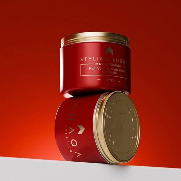 ANAQA Styling Luxury Matte Pomade No: 01 – Ultra Halt & Mattes Finish für luxuriöses Männerstyling