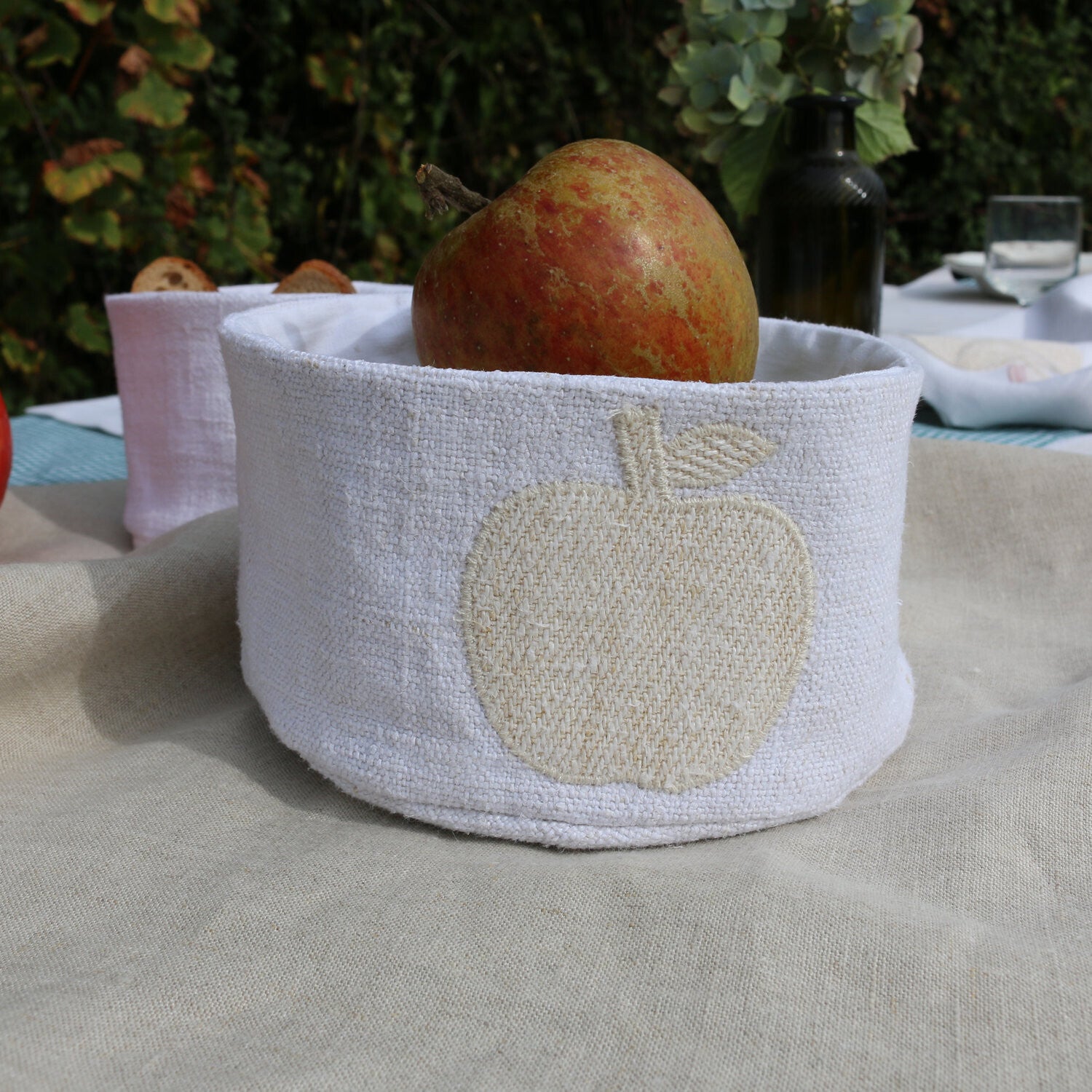 Panière en chanvre ancien - 12 ou 15 cm
