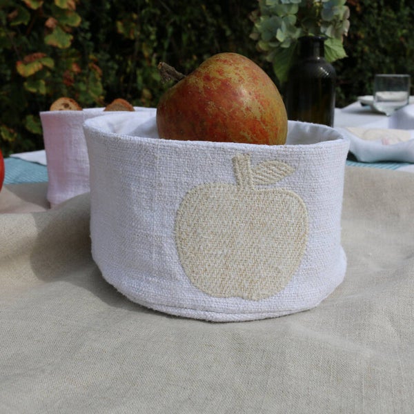 Panière en chanvre ancien - 12 ou 15 cm