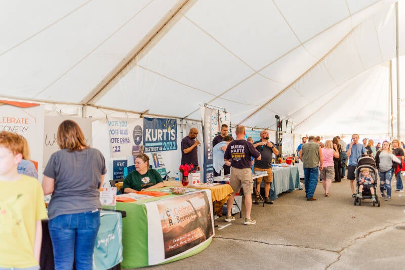 Commercial Tent Monroe County Fall Festival