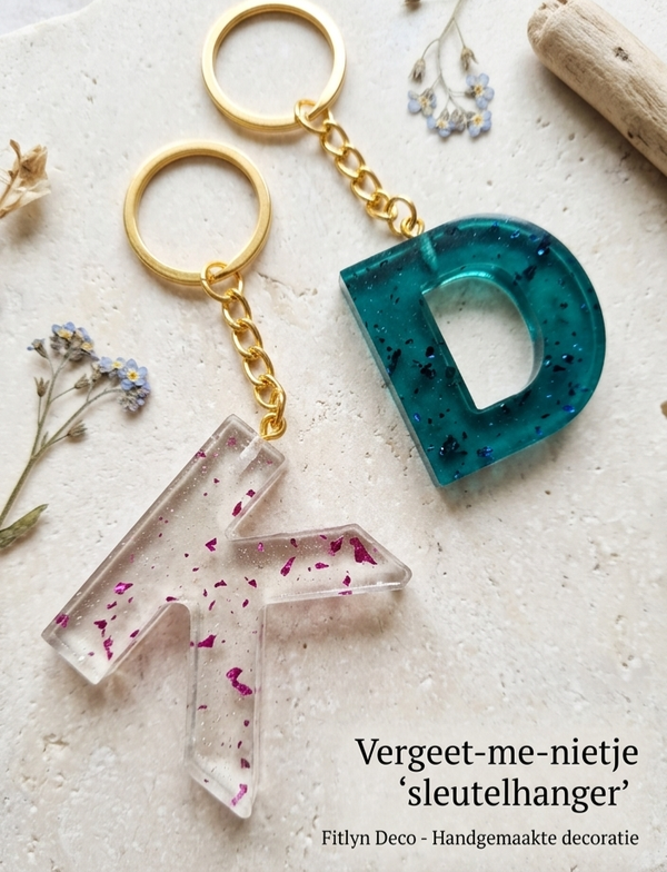 Vergeet-me-nietje 'sleutelhanger'