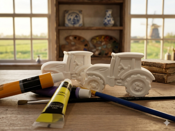 Kleine tractor - DIY om zelf te verven