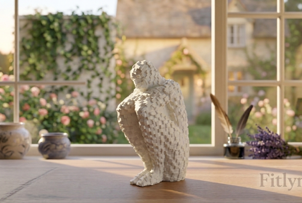 Design Sculptuur "The Thinker" – Modern Abstract