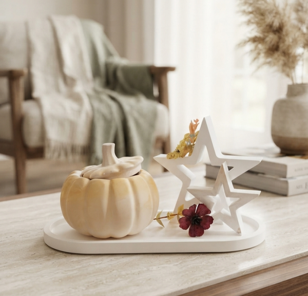 VAK C : Handgemaakte Gips Herfstset