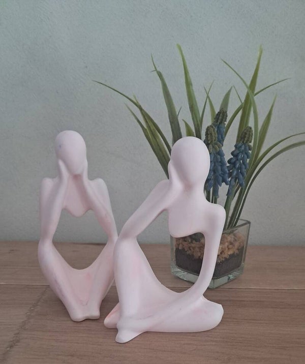 Duo abstracte mensen