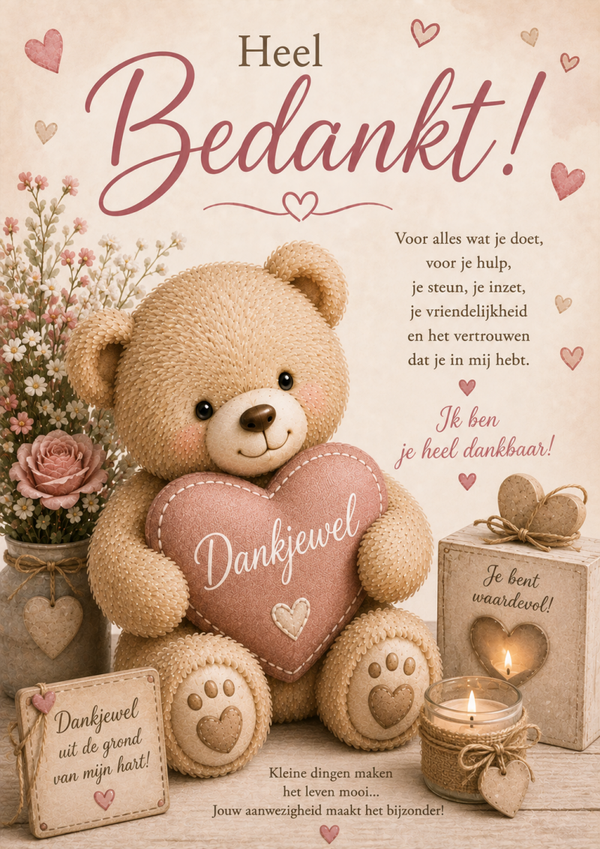 Bedankt