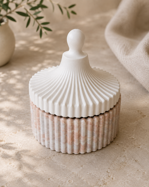 Decoratief voorraadpotje met deksel