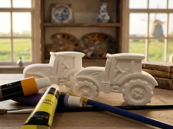 Kleine tractor - DIY om zelf te verven