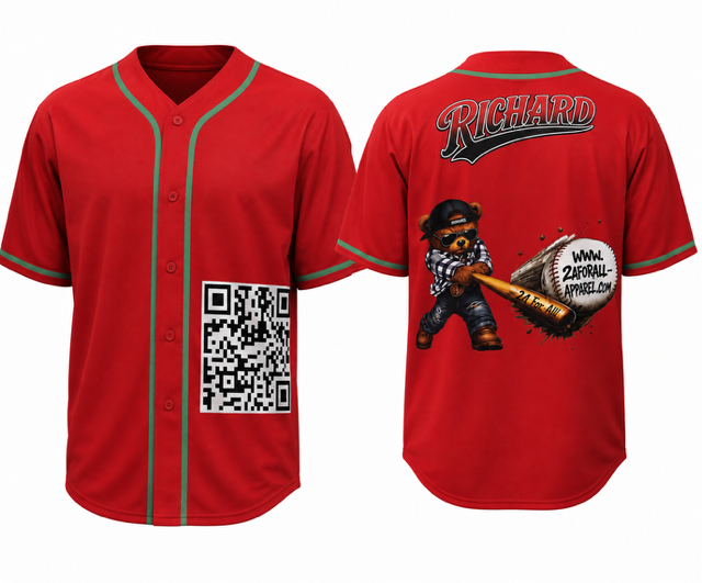 2A For All Custom QR Code Jersey