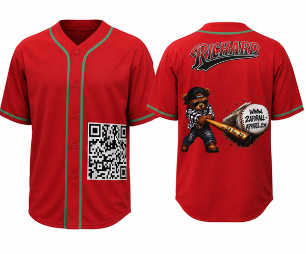 2A For All Custom QR Code Jersey
