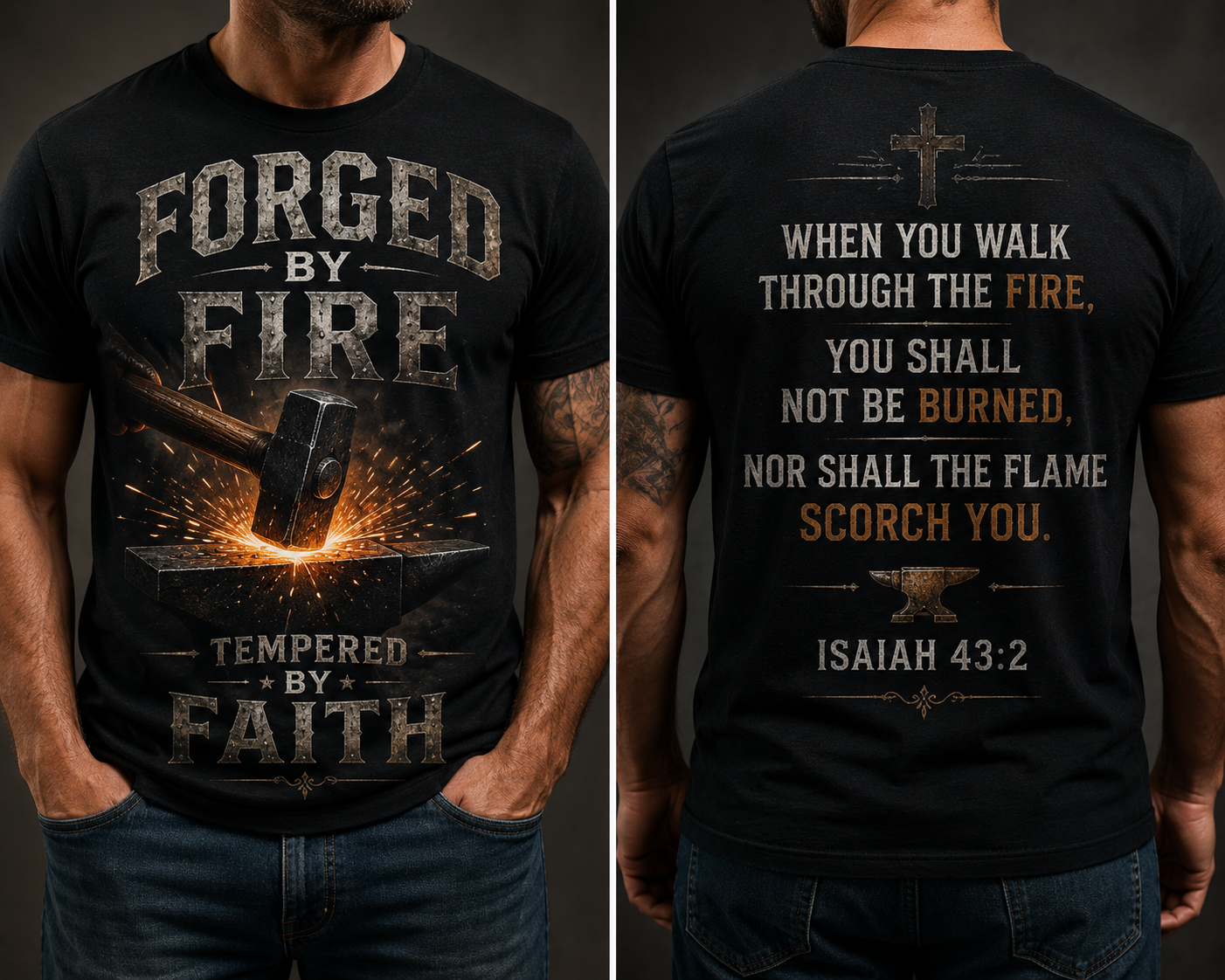Forged By Fire. Men's T-shirt