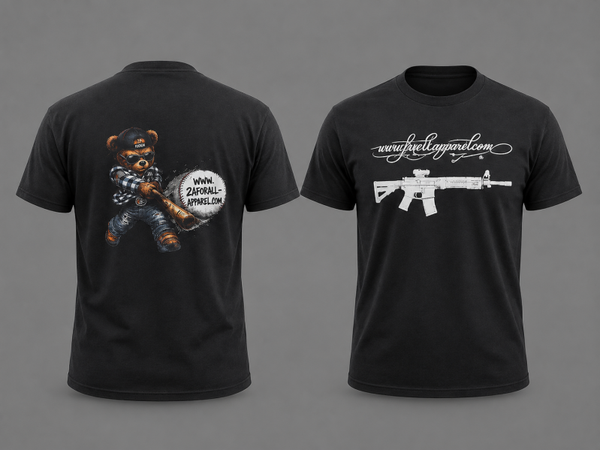 Meet 2A For All Apparel's Mascot Patches Baseball T-shirt