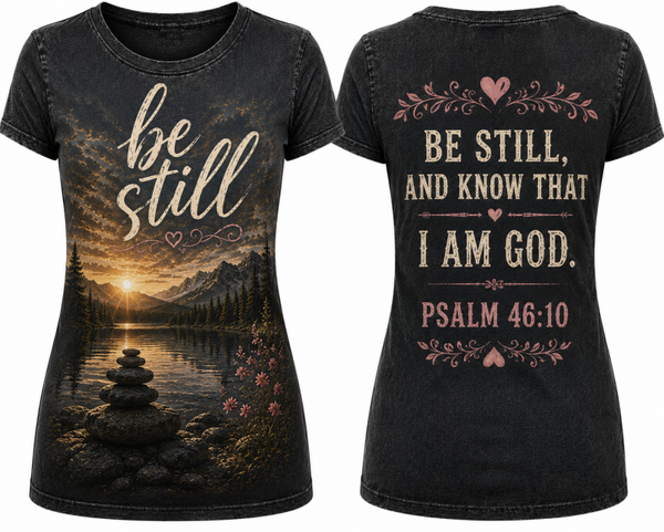 Be Still and Know - Women of Faith & Freedom T-shirt