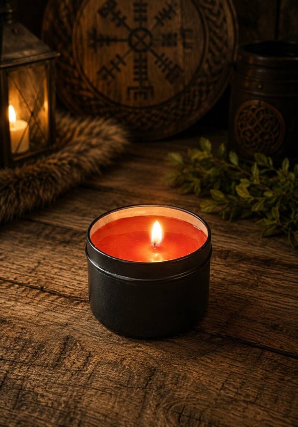 3 oz  Black Tin Soy Candle