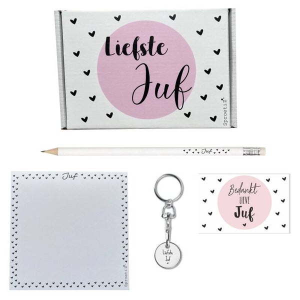 Set Juf Sleutelhanger