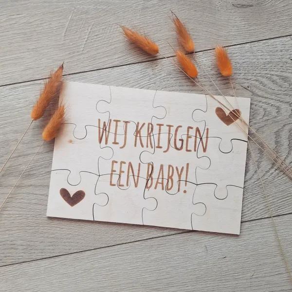 Puzzel - Wij krijgen een baby