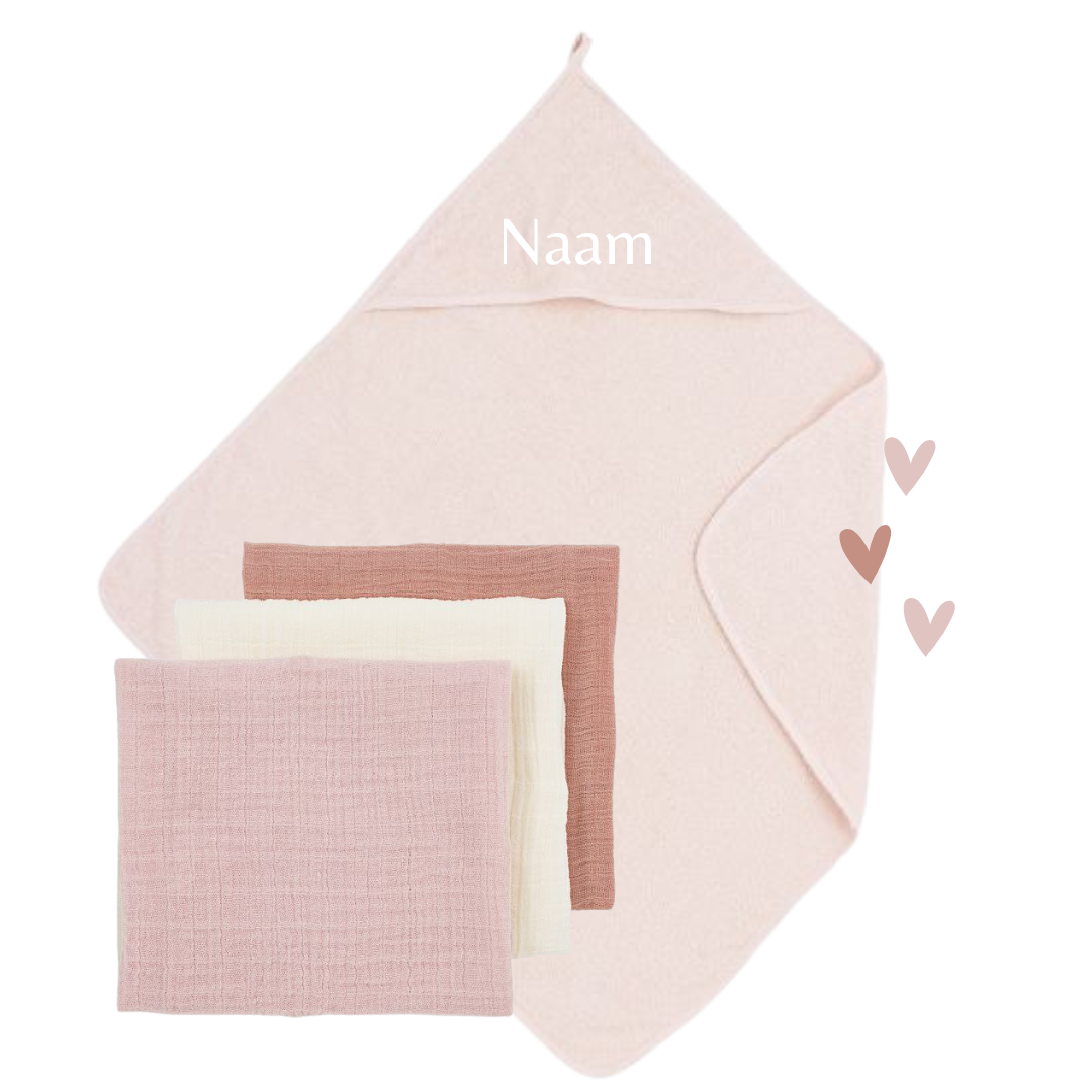 Badsetje Roze - Meyco Baby