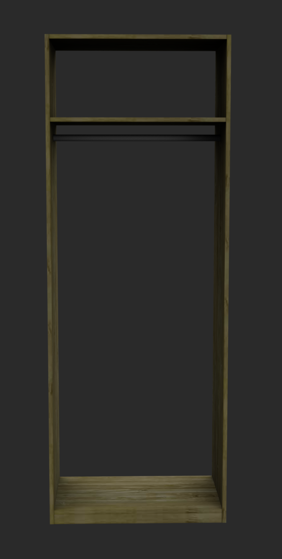 GPE Grande penderie + 1 étagère