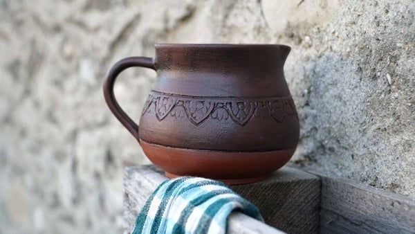Pot à eau en céramique - Inspiration Cambodge