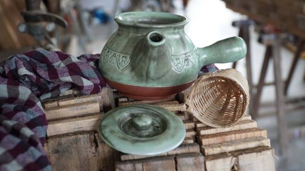 Théière en céramique - Inspiration Cambodge