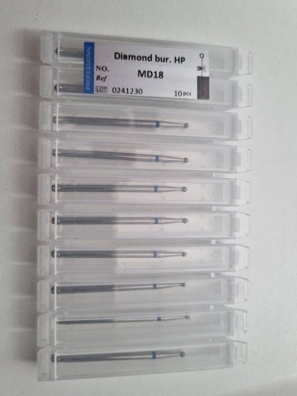 Kugelkopf Diamantfräse 1,8mm MD18