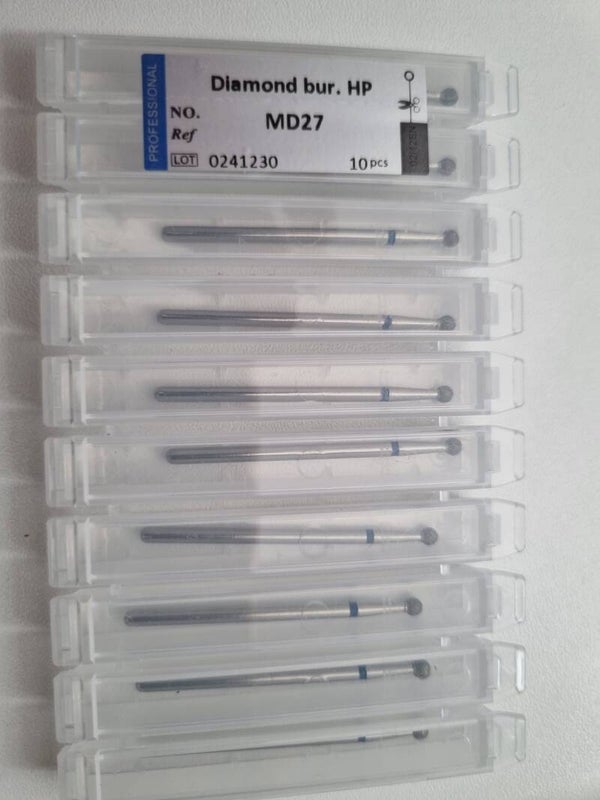 Kugelkopf Diamantfräser 2,7mm MD27