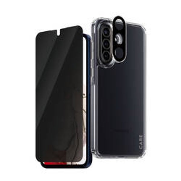 CARE 3-in-1 Privacy Set für Samsung Galaxy A36 5G – Hülle, Panzerglas & Kameraschutz