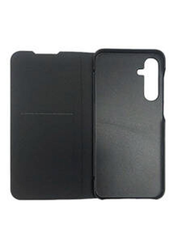 Designed for Samsung Wallet Flip Cover für Samsung Galaxy A56 5G, schwarz, Flip Case mit Kartenfach