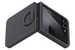 Samsung Silicone Case mit Ringhalter für Galaxy Z Flip7 FE / Flip6 – mattes Silikon-Cover