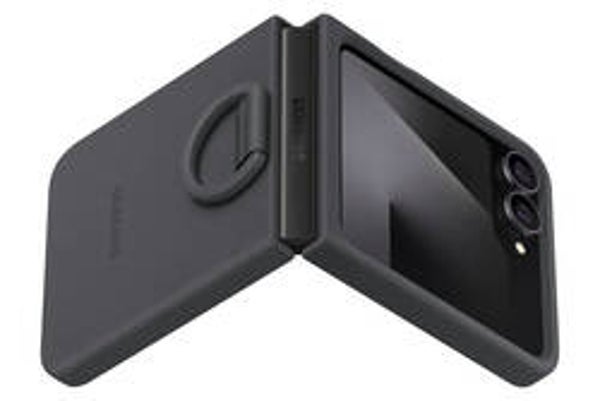 Samsung Silicone Case mit Ringhalter für Galaxy Z Flip7 FE / Flip6 – mattes Silikon-Cover
